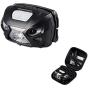 500 Lumens Ultra Bright Hands-free LED Headlamp - Rechargeable Last 48 Hours, 8 Modes White Red Led Lamp, Lightweight with Portable Pouch, Best Headlight for Camping Hiking Many Lighting Use - Black