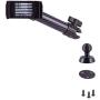 Dash Mount Cell Phone Holder Jeep Compatible Wrangler (2007-2010 JK and 1997-2006 TJ) with Ball Mount for iPhone and Android Smartphone – Features Heavy Duty Carbon Fiber Kevlar Arm