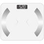 Bluetooth Smart Body Fat Scale with iOS/Android App - Digital Body Bathroom Scale for Body Weight, Body Fat, Water, Muscle Mass, BMR, Bone Mass and Visceral Fat, 400 lbs, White