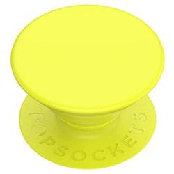 PopSockets: PopGrip with Swappable Top for Phones and Tablets - Neon Yellow