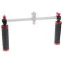 CAMVATE DSLR Handle Grips with Rod Clamp for 15mm Rod Rig Rail Support Camera Tripod(1 Pair)