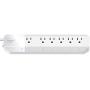 Geeni 6-Outlet Smart Surge Protector No Hub Wireless Remote Control and Timer –Works with Amazon Alexa, Google Assistant & Microsoft Cortana, Requires 2.4 GHz Wi-Fi, White