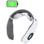 Smart Neck Massager with Heat, Electric Pulse Neck Massager Pressure Point,Wireless 3D Travel Neck Massage Equipment for Office, Home, Sport (White)