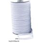 200 Yards Length 1/8 Inch Width Braided Elastic Band White Elastic String Cord Heavy Stretch High Elasticity Knit Elastic Band for Sewing Craft DIY, Mask