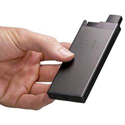 BRIK | Ultra-Slim Aluminum Portable Charger Case | Pod Storage | Holds 1 Extra Pod - Brick Battery Power Bank (Steel Gray)