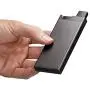 BRIK | Ultra-Slim Aluminum Portable Charger Case | Pod Storage | Holds 1 Extra Pod - Brick Battery Power Bank (Steel Gray)