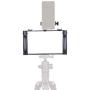 Annsm Mobile/Smartphone Video Rig Cage with Two Cold Shoe Mounts for External Device Such as Microphone, LEDs for iPhone X, X Plus, Samsung, GoPro and Action DSLR Cameras