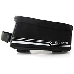 QLBF Bike Saddle Bicycle Seat Bag Water Resistant Bike Frame Bags, Bicycle Storage bags Bike Outdoor Seat Saddle Bag Waterproof Bicycle Bag Front Bag Touch Screen Mobile Phone Bag Accessories Mountain