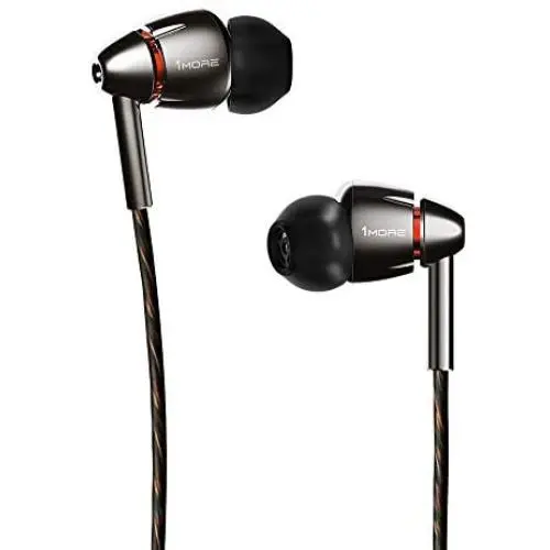 1MORE Quad Driver in-Ear Earphones Hi-Res High Fidelity Headphones Warm Bass, Spacious Reproduction, High Resolution, Mic in-Line Remote Smartphones/PC/Tablet - Silver/Gray 1MORE Quad Driver in-Ear Earphones Hi-Res High Fidelity Headphones Warm Bass, Spacious Reproduction, High Resolution, Mic in-Line Remote Smartphones/PC/Tablet - Silver/Gray