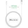 iPhone Charger Lightning Cable 10ft - by TalkWorks | Long Heavy Duty MFI Certified Apple Charger iPhone Cord for iPhone 11, 11 Pro/Max, XR, XS/Max, X, 8, 7, 6, 5, SE, iPad - White