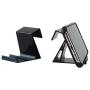 The SkyClip - (Black, 2 Pack) Airplane Cell Phone Seat Back Tray Table Clip and Sturdy Phone Stand, Compatible with iPhone, Android, Tablets, and Readers