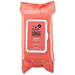 Wags & Wiggles Wipes for Dogs | Dog Wipes Eliminate Odors from Your Dogs Coat to Freshen and Clean | Deodorizing, Hypoallergenic, and Multipurpose Dog Wipes for All Dogs