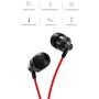 5 Pack Earbud Headphones with Microphone & Remote (G08), 3.5mm in-Ear Stereo Sound Corded Earphones Headsets Accessory Compatible with iOS Android Smartphone, Laptop, MP3, Gaming, Chromebook