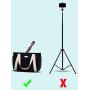 TDRFORCE 63 Inch Super Long Extendable Selfie Stick with Bluetooth Wireless Remote and Tripod with Live Fill Light（16 Lights）