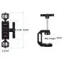 Adjustable Articulating Camera Clamp Action Camera Bike Mount Compatible with Monitor LED Action Camera Gopro 7 OSMO Action DSLR Canon Nikon Sony Adjustable Articulating Camera Clamp Action Camera Bike Mount Compatible with Monitor LED Action Camera Gopro 7 OSMO Action DSLR Canon Nikon Sony