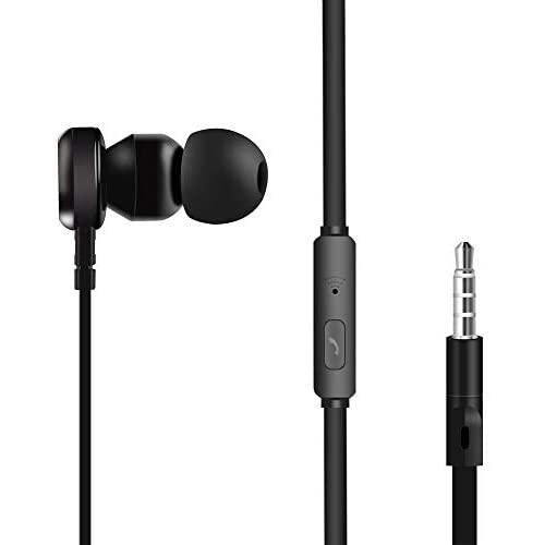 Festnight PTM P5 Wired in-Ear Earphones, Stereo Headset Gaming Headphones with Microphone for PSP Android Smartphones Tablet PC Laptop
