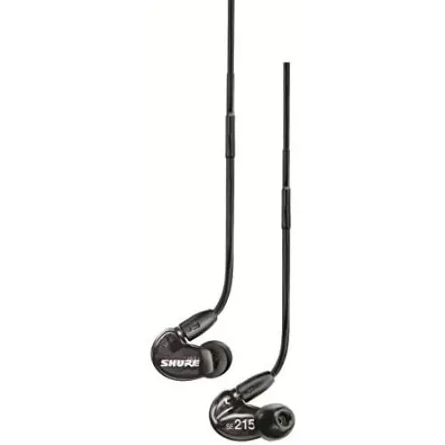 Shure SE215-K Sound Isolating Earphones with Single Dynamic MicroDriver Shure SE215-K Sound Isolating Earphones with Single Dynamic MicroDriver