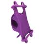 MUJO Silicone Rubbor Mobile Holder/on Handlebar/for 4.7-6.0 inch/Violet Purple