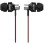Betron DC950HI Earphone with Mic and Remote Control, Powerful Bass, Noise Isolating, Replaceable Earbuds, Portable Headphones, Compatible with iPhone, iPad, MP3 Players, Android Devices, Black