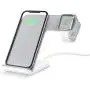 FACEVER 2 in 1 Wireless Charger Stand Dock Fast Qi Phone iWatch Charging Station Compatible for Apple Watch Series 1 2 3 4 5 iPhone 11 Pro Max X XS XR 8 8 Plus Samsung S9 S10, White FACEVER 2 in 1 Wireless Charger Stand Dock Fast Qi Phone iWatch Charging Station Compatible for Apple Watch Series 1 2 3 4 5 iPhone 11 Pro Max X XS XR 8 8 Plus Samsung S9 S10, White
