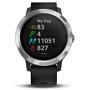Garmin 010-01769-01 Vivoactive 3, GPS Smartwatch with Contactless Payments and Built-In Sports Apps, Black with Silver Hardware