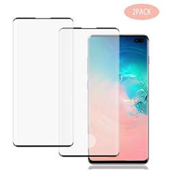 Galaxy S10 Screen Protector, (2 Pack) [9H Hardness] [Case Friendly] [ScratchProof] [No Bubbles]Tempered Glass Screen Protector Compatible with Samsung Galaxy S10