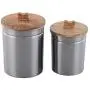 Pet Canisters, Pet Canister for Fresh & Dry Food Storage Container, Steel Canister with Bird Seed, Pet Food Canister for Dog & Cat, Set of 2, Matt Pet Canisters, Pet Canister for Fresh & Dry Food Storage Container, Steel Canister with Bird Seed, Pet Food Canister for Dog & Cat, Set of 2, Matt