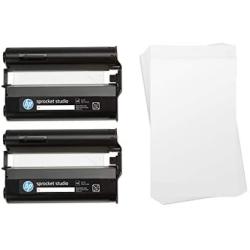 HP Sprocket Studio Photo Paper and Cartridges | 4x6 | 80 Sheets | 2 cartridges