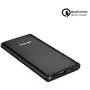 10000mAh Quick Charge QC 3.0 Portable Charger Fast Charging Slim Compact Power Bank High Capacity Battery Pack Compatible with iPhone iPad Samsung Galaxy Cell Phone Android Smartphone and More (Black)