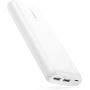 Anker Portable Charger PowerCore 20100mAh - Ultra High Capacity Power Bank with 4.8A Output, External Battery Pack for iPhone, iPad & Samsung Galaxy & More (White)