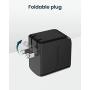 USB C Charger, RAMPOW 61W PD Charger [GaN Tech] Type C Power Delivery Wall Charger, Fast Charging Foldable adapter for MacBook Pro Air, Dell XPS 13, HP Spectre, iPad Pro, iPhone SE 11 Pro Max and More