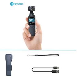Feiyutech Pocket Camera 3-Axis Handheld Gimbal Camera Stabilizer 4K HD Built-in Wi-Fi Control 120° Wide Angle Smart Track