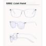 Blue Light Blocking Glasses,Square Nerd Eyeglasses Frame Anti Blue Ray Computer Game Glasses Anti Eyestrain & UV(5Pcs)