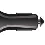 nonda ZUS Smart Car Charger, Car Charger with App to Save Cars Location and Monitor Car Battery, 2 Ports Car Charger with Led for iPhone XS/Max/XR/X/8/7/6/Plus (ZU33BKRN)
