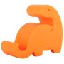 Plinrise Animal Desk Phone Stand, Update Dinosaur Silicone Office Phone Holder, Creative Phone Tablet Stand Mounts, Size:1.3" X 3.0" X 2.7" (Orange)