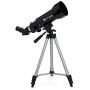 Zhumell Z70 Portable Refractor w Tripod, Phone Adapter & Carry Bag, Black