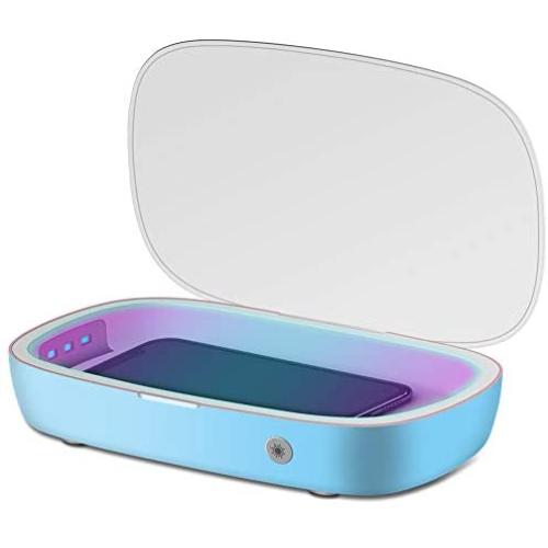 SAMFIWI Cell Phone Cleaner with Wireless Charging, Upgrade Phone Soap 3.0 and Charger for Jewelry Watch Stationery Office Supplies