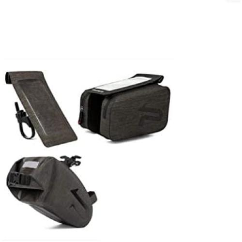 ZFF Bicycle Bag Three-Piece Upper Tube Package Mountain Bike Saddle Bag Front Beam Road Road Tail Bag Suitable for 6 Inch Mobile Phone Bag Riding Hard Shell Accessories