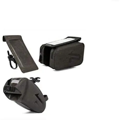 ZFF Bicycle Bag Three-Piece Upper Tube Package Mountain Bike Saddle Bag Front Beam Road Road Tail Bag Suitable for 6 Inch Mobile Phone Bag Riding Hard Shell Accessories