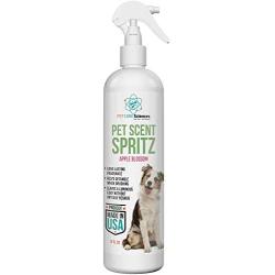 PET CARE Sciences Scent Spritz Dog Spray Deodorizer, Dog Freshening Spray, Long Lasting Dog Cologne, Apple Blossom Fragrance, 8 fl oz, Made in The USA