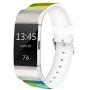 Wood Bands for Fitbit Charge 3 SE,Jolook Replacement Leather Woman Man Bands Straps for Fitbit Charge 3/Charge 3 SE - Watercolor Astract Wood Band
