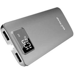 Uni-Yeap 11000mAh Battery Charger Power Bank with High Speed and Flashlight with LCD Screen Compatible for iPhone 11 Xs Xr X 8 7 6s 6 iPad Samsung Galaxy and All Smart Phone (Grey)