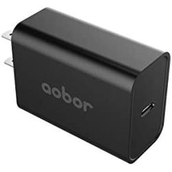 USB C Charger, AOBOR 18W PD Fast Charger Ultra-Compact Type C Wall Charger Compatible iPhone 11/11 Pro/11 Pro Max/X/XS/XR/8/8 Plus, iPhone SE, iPad Pro, Pixel 3/4, Galaxy S10+/S10/S9, LG and More