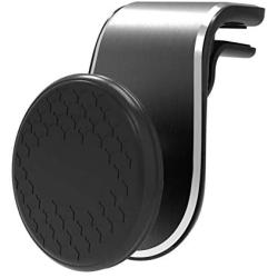 boomee Magnetic Car Air Vent Phone Holder Universal Cell Phone Bracket Stand for Car L Shape Magnetic Phone Holder in Car 360°Rotation Magnetic Car Mount (Black)