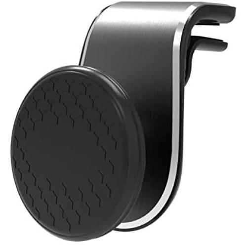 boomee Magnetic Car Air Vent Phone Holder Universal Cell Phone Bracket Stand for Car L Shape Magnetic Phone Holder in Car 360°Rotation Magnetic Car Mount (Black)