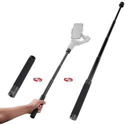 Extension Rod Pole Bar SZ_ABTO Adjustable Selfie Stick for Gimbal Stabilizer Compatible with OSMO Mobile 3 2 Action Gopro Vlog Pocket Zhiyun Smooth 4 Q2 Moza Mini S Handheld Gimbal with 1/4" Thread