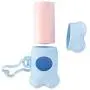 Downtown Pet Supply Dog Pet Waste Poop Bags with 2 Leash Clips and Dispensers (Bags: 520, 740, 1000, or 2200, Colors: Rainbow, Rainbow with Paw Prints, Blue, Black, Black Paw Prints, Pink, Purple)