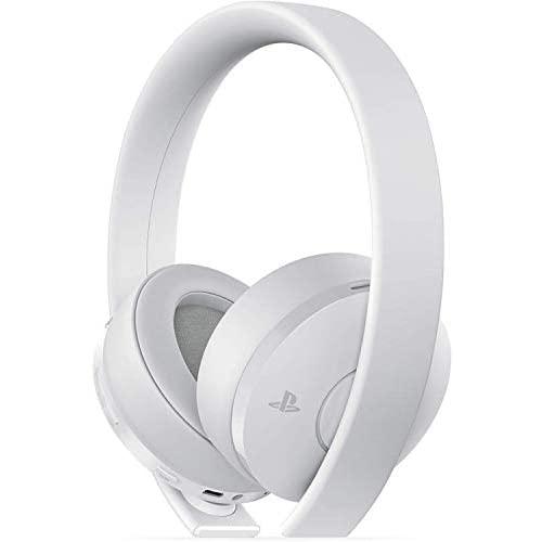 Sony Sony-CUHYA-0080-AMZ1 Playstation Gold Wireless Headset 7.1 Surround Sound PS4 New Version 2018, White Edition