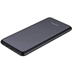 AUKEY USB C Power Bank, 20000mAh Portable Charger USB C, Slimline Type C Battery Pack with 3 Input & 4 Output Compatible with iPhone 11/ 11 Pro/XS Max/8, Nintendo Switch, Samsung Galaxy Note8, Pixel