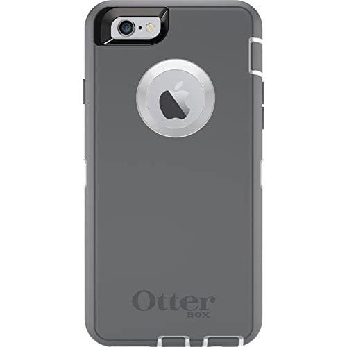 OtterBox DEFENDER iPhone 6/6s Case - Frustration Free Packaging - GLACIER (WHITE/GUNMETAL GREY)